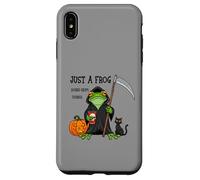 Just a Frog Doing Grim Things - Rana de Halloween - Rana Divertida Carcasa para iPhone XS MAX