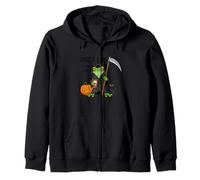 Just a Frog Doing Grim Things - Rana de Halloween - Rana Divertida Sudadera con Capucha