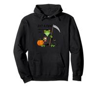 Just a Frog Doing Grim Things - Rana de Halloween - Rana Divertida Sudadera con Capucha