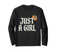 Just A Girl Gothic Typography Design Manga Larga