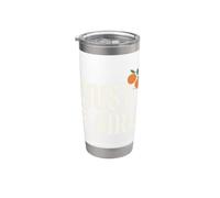 Just A Girl Gothic Typography Design Vaso térmico de acero inoxidable de doble pared