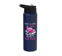 Just A Girl In Love With A Truck Driver Partner Stainless Steel Insulated Water Bottle