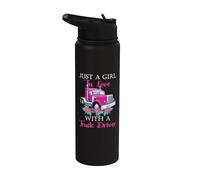 Just A Girl In Love With A Truck Driver Partner Stainless Steel Insulated Water Bottle