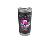 Just A Girl In Love With A Truck Driver Partner Vaso térmico de acero inoxidable de doble pared