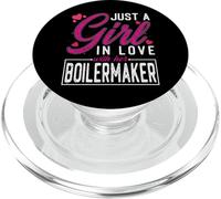 Just a Girl In Love with Her Boilermaker PopSockets PopGrip para MagSafe