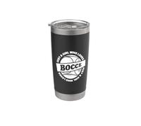 Just A Girl Loves Bocce Ball - Pelota de petanca Vaso térmico de acero inoxidable de doble pared