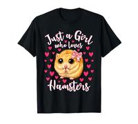 Just a Girl Who Love Hamsters Cute Innocent Hamster Mom Camiseta