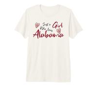 Just a Girl Who Loves Alabama. Cute Design for Women, Girls. Camiseta Premium