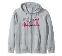 Just a Girl Who Loves Alabama. Cute Design for Women, Girls. Sudadera con Capucha