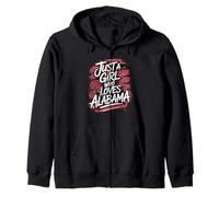 Just A Girl Who Loves Alabama, Women's Girls Cute Alabama Sudadera con Capucha