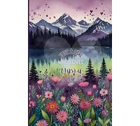 Just a Girl Who Loves Alaska Travel Journal - Purple Floral Diary | Perfect Alaska Gift for Girls, Teens & Women | 120 Wide-Ruled Pages | Paperback
