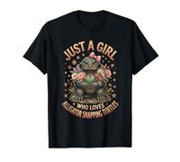 Just A Girl Who Loves Alligator Snapping Turtles Camiseta