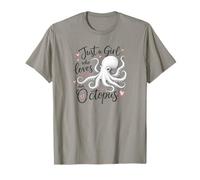 Just a Girl Who Loves an Octopus Cute Octopus Camiseta