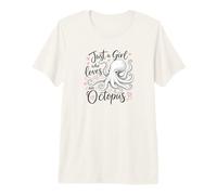 Just a Girl Who Loves an Octopus Cute Octopus Camiseta Premium