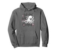 Just a Girl Who Loves an Octopus Cute Octopus Sudadera con Capucha