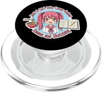Just A Girl Who Loves Anime Ramen and Sketching Artist Art PopSockets PopGrip para MagSafe