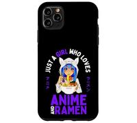 Just a Girl Who Loves Anime y Ramen Teen Girls Japan Merch Carcasa para iPhone 11 Pro MAX