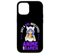 Just a Girl Who Loves Anime y Ramen Teen Girls Japan Merch Carcasa para iPhone 12/12 Pro