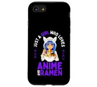 Just a Girl Who Loves Anime y Ramen Teen Girls Japan Merch Carcasa para iPhone SE (2020) / 7/8