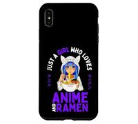 Just a Girl Who Loves Anime y Ramen Teen Girls Japan Merch Carcasa para iPhone XS MAX