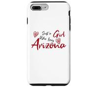 Just a Girl Who Loves Arizona. Cute Women's Teen Girls Tween Carcasa para iPhone 7 Plus/8 Plus