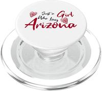 Just a Girl Who Loves Arizona. Cute Women's Teen Girls Tween PopSockets PopGrip para MagSafe