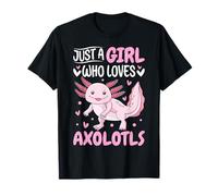 Just a Girl Who Loves Axolotls - Disfraz de ajolote para Adolescentes Camiseta