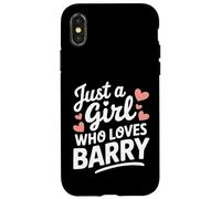 Just A Girl who loves BARRY T-Shirt Cute BARRY Carcasa para iPhone X/XS