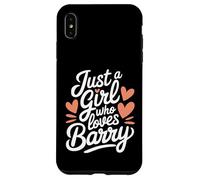 Just A Girl who loves BARRY T-Shirt Cute BARRY Carcasa para iPhone XS Max