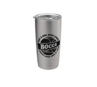 Just A Girl Who Loves Bocce Ball - Pelota de petanca Vaso térmico de acero inoxidable de doble pared