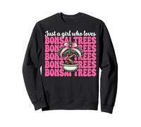 Just a Girl Who Loves Bonsái Arco de Coqueta Zen Japonesa Sudadera