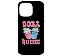 Just A Girl Who Loves Bubble Tea Boba Queen Boba Tea Carcasa para iPhone 14 Pro MAX