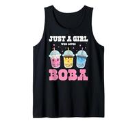 Just A Girl Who Loves Bubble Tea Boba Tea Lovers Camiseta sin Mangas