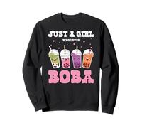 Just A Girl Who Loves Bubble Tea Boba Tea Lovers Sudadera