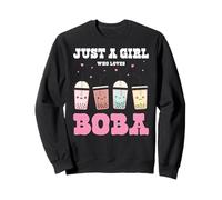 Just A Girl Who Loves Bubble Tea Boba Tea Lovers Sudadera