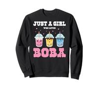 Just A Girl Who Loves Bubble Tea Boba Tea Lovers Sudadera