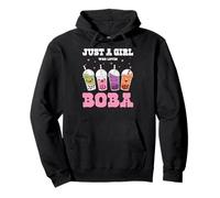Just A Girl Who Loves Bubble Tea Boba Tea Lovers Sudadera con Capucha