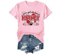 Just a Girl Who Loves - Camiseta de hockey con cuello redondo y cuello en V, Crew-pink, L