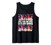 Just A Girl Who Loves Cats and Gnomes For Women Funny Saying Camiseta sin Mangas