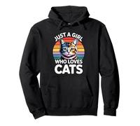 Just A Girl Who Loves Cats Sudadera con Capucha