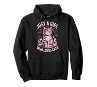 Just A Girl Who Loves Cats Sudadera con Capucha