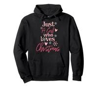 Just a Girl Who Loves Christmas Fugly Christmas Holiday Season Sudadera con Capucha