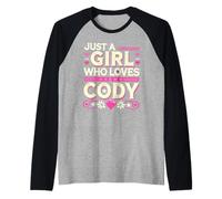 Just A Girl who loves CODY T-Shirt Cute CODY Camiseta Manga Raglan