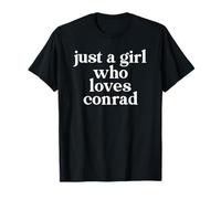 Just A Girl Who Loves Conrad Birthday First Name Camiseta