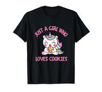 Just A Girl Who Loves Cookies Niños Bebé 5T 4T 3T 2T Camiseta