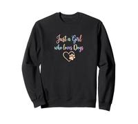 Just A Girl Who Loves Dogs Cute Just a Girl Who Loves Dogs Sudadera