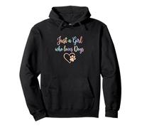 Just A Girl Who Loves Dogs Cute Just a Girl Who Loves Dogs Sudadera con Capucha