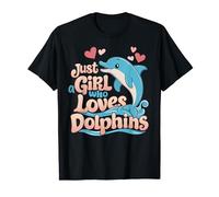 Just a Girl Who Loves Dolphin Camiseta