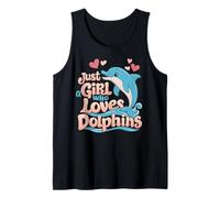 Just a Girl Who Loves Dolphin Camiseta sin Mangas