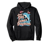 Just a Girl Who Loves Dolphin Sudadera con Capucha